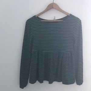 Urban Outfitters striped long sleeve top